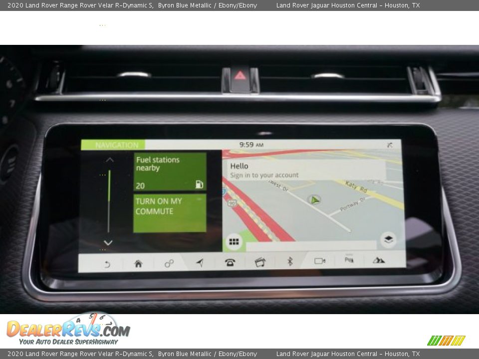 2020 Land Rover Range Rover Velar R-Dynamic S Byron Blue Metallic / Ebony/Ebony Photo #15