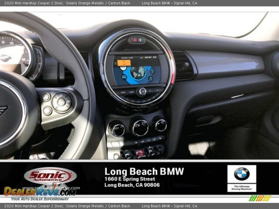 2020 Mini Hardtop Cooper 2 Door Solaris Orange Metallic / Carbon Black Photo #5