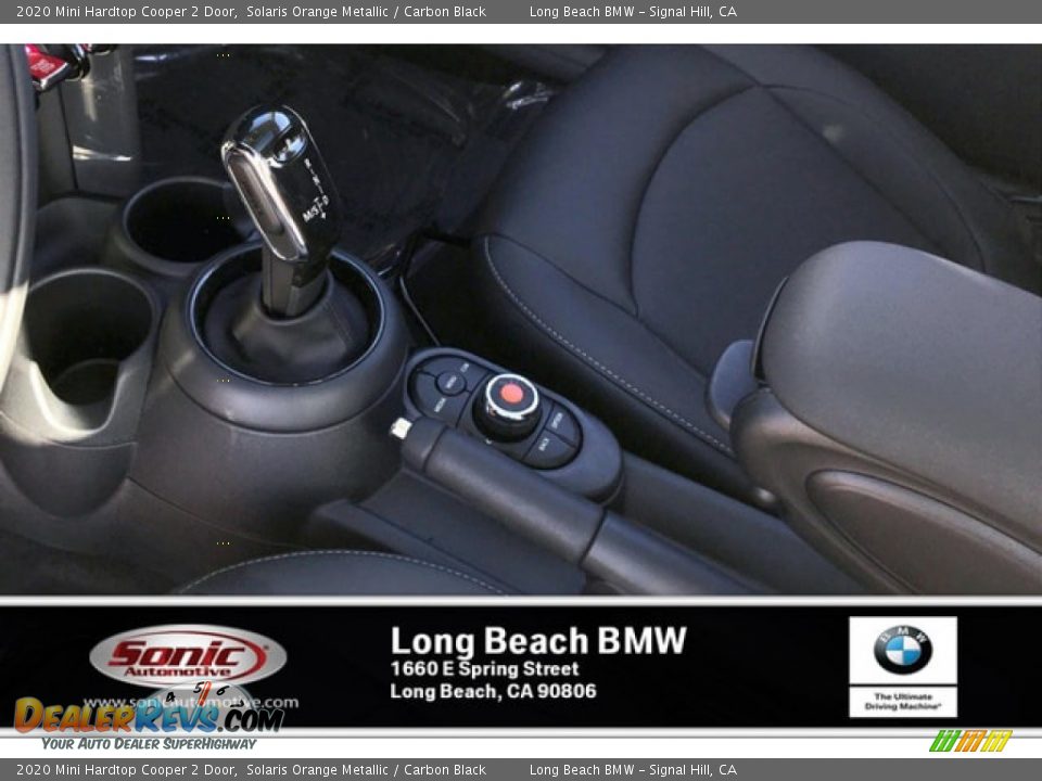 2020 Mini Hardtop Cooper 2 Door Solaris Orange Metallic / Carbon Black Photo #6