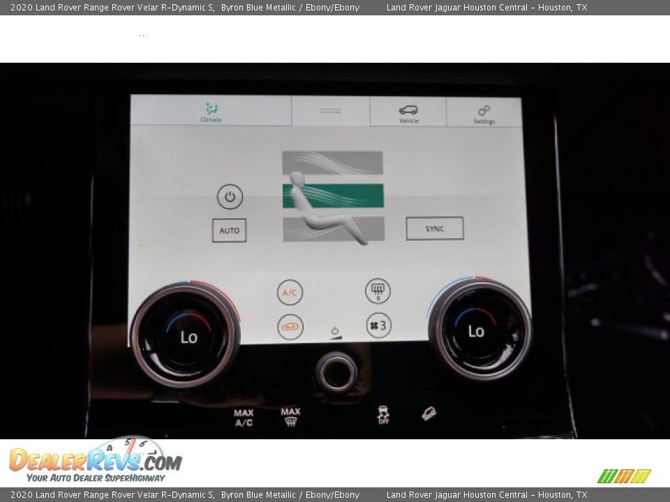 2020 Land Rover Range Rover Velar R-Dynamic S Byron Blue Metallic / Ebony/Ebony Photo #17