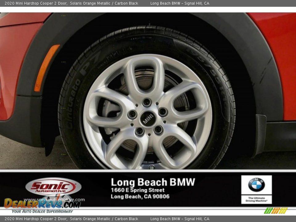2020 Mini Hardtop Cooper 2 Door Solaris Orange Metallic / Carbon Black Photo #9