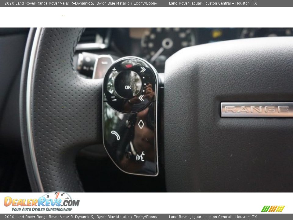 2020 Land Rover Range Rover Velar R-Dynamic S Byron Blue Metallic / Ebony/Ebony Photo #28