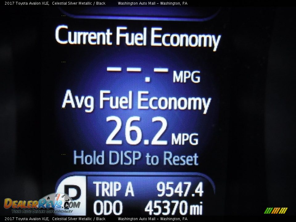 2017 Toyota Avalon XLE Celestial Silver Metallic / Black Photo #27