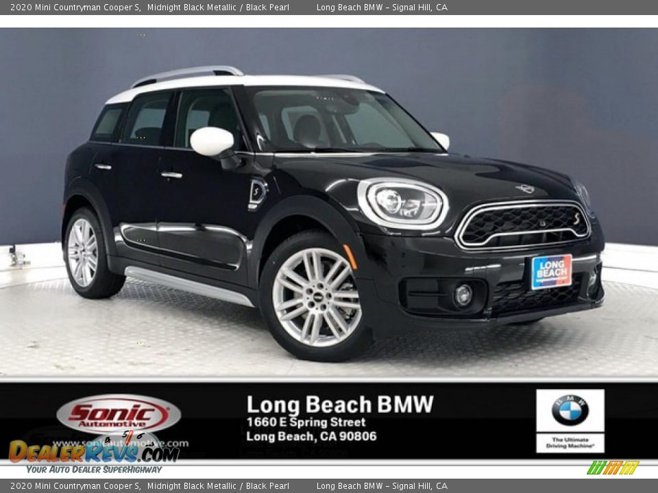 2020 Mini Countryman Cooper S Midnight Black Metallic / Black Pearl Photo #1