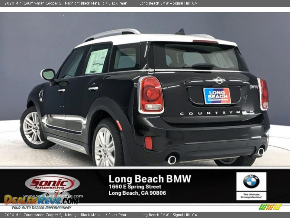2020 Mini Countryman Cooper S Midnight Black Metallic / Black Pearl Photo #2