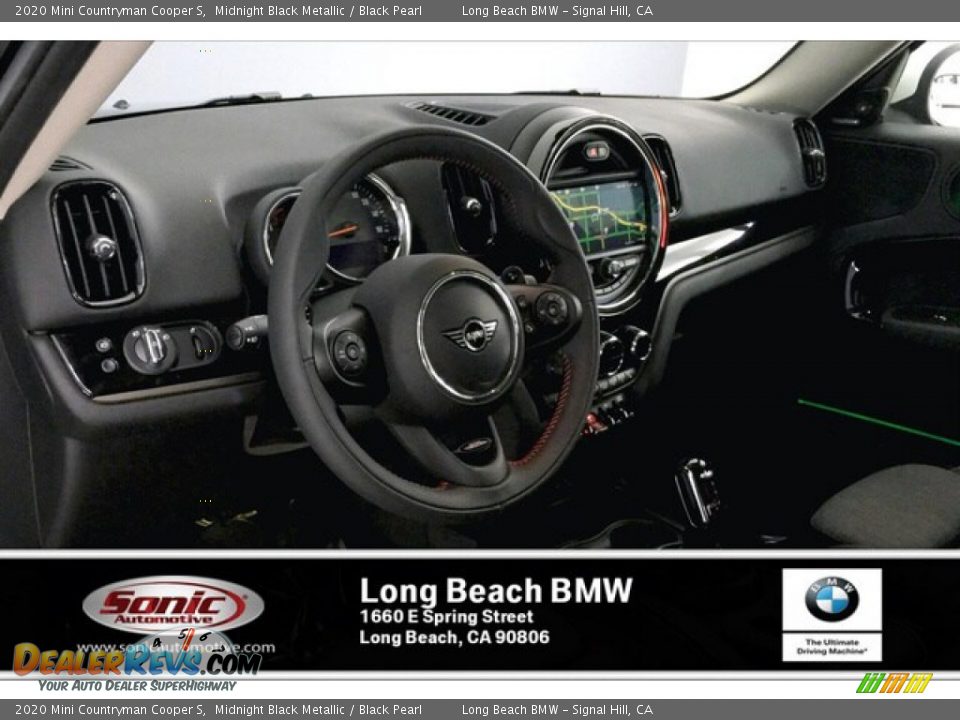 2020 Mini Countryman Cooper S Midnight Black Metallic / Black Pearl Photo #4