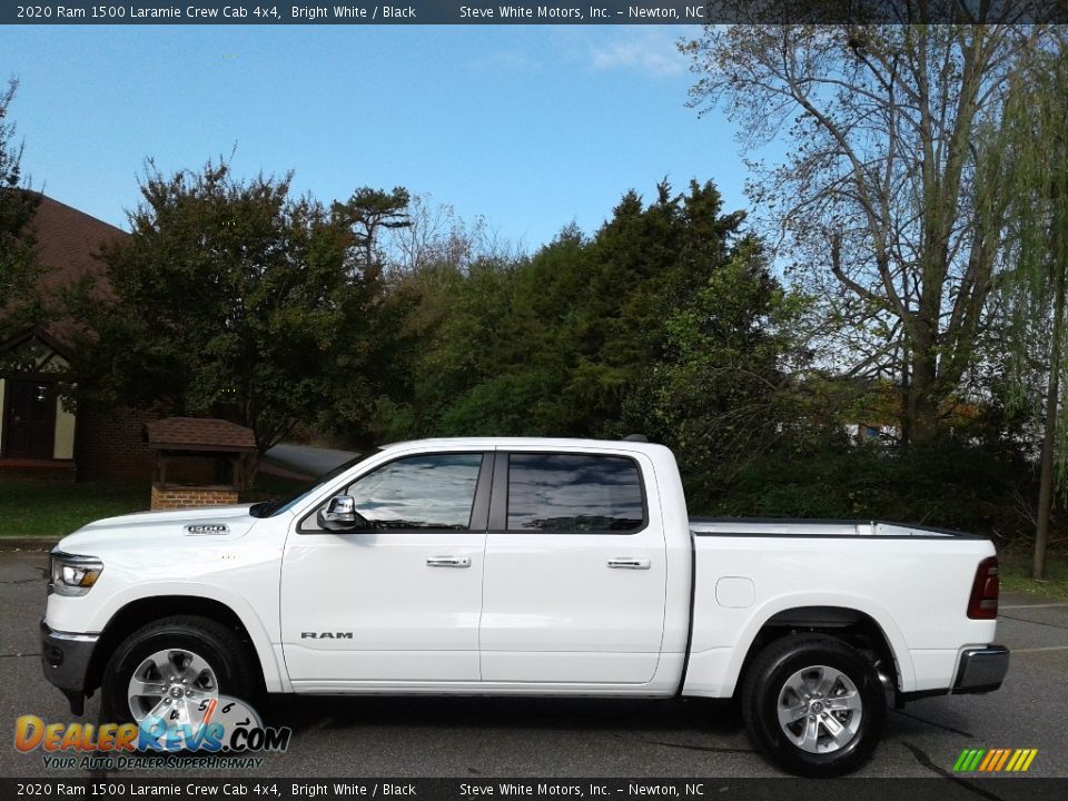 2020 Ram 1500 Laramie Crew Cab 4x4 Bright White / Black Photo #1