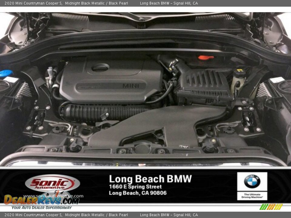 2020 Mini Countryman Cooper S Midnight Black Metallic / Black Pearl Photo #8