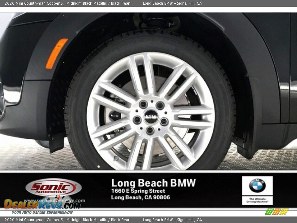 2020 Mini Countryman Cooper S Midnight Black Metallic / Black Pearl Photo #9
