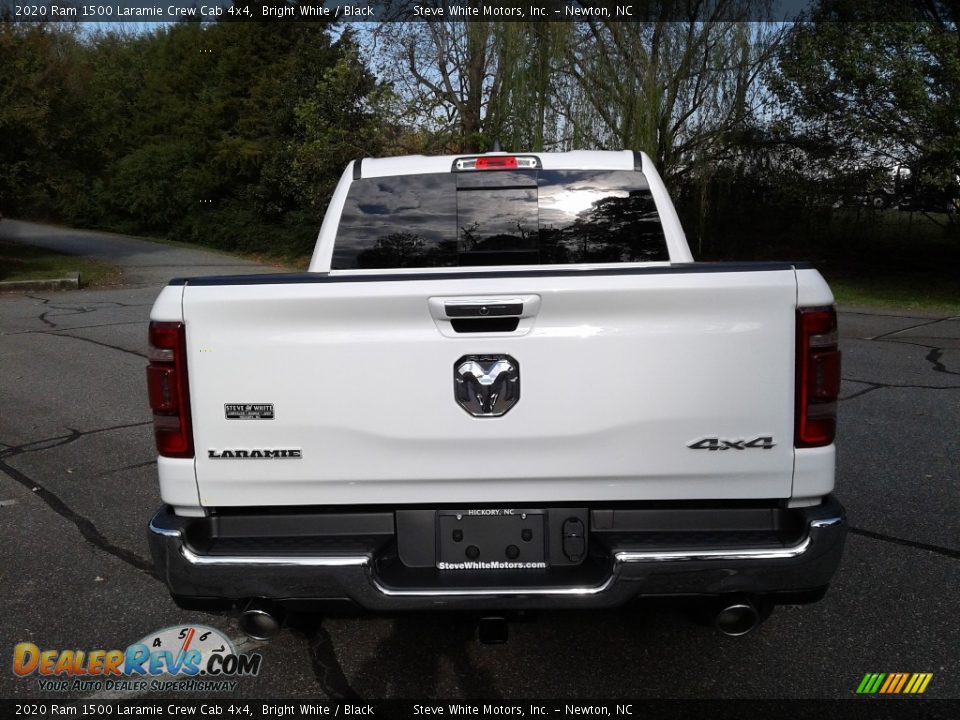 2020 Ram 1500 Laramie Crew Cab 4x4 Bright White / Black Photo #7