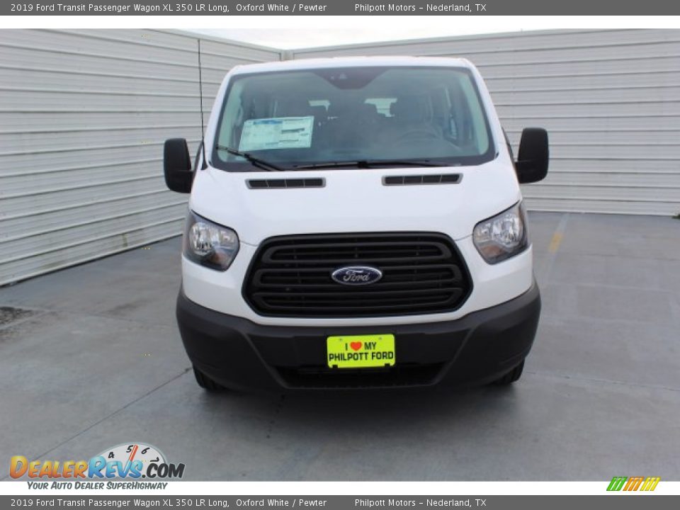 2019 Ford Transit Passenger Wagon XL 350 LR Long Oxford White / Pewter Photo #3