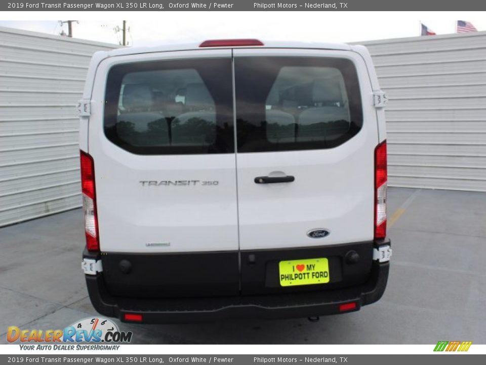 2019 Ford Transit Passenger Wagon XL 350 LR Long Oxford White / Pewter Photo #7
