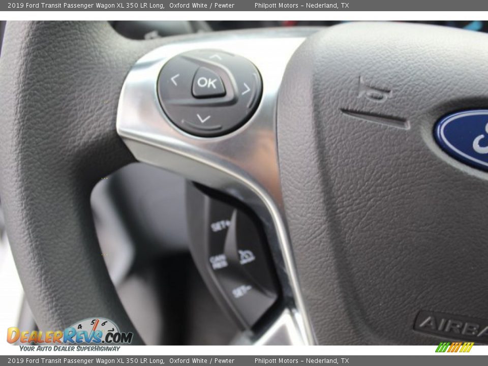 2019 Ford Transit Passenger Wagon XL 350 LR Long Steering Wheel Photo #11