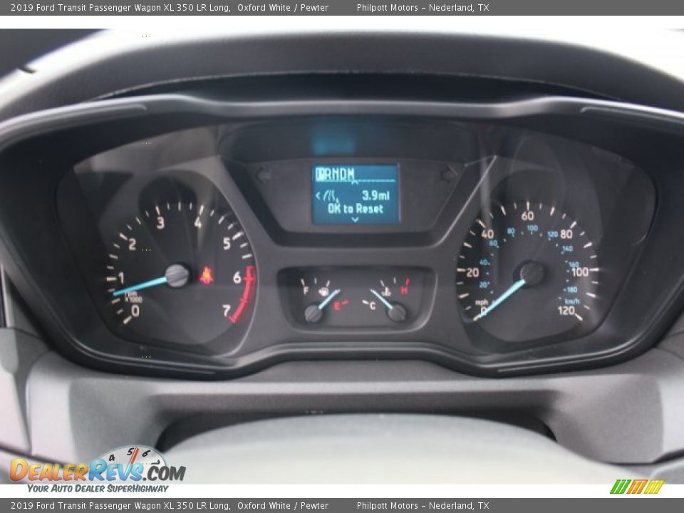2019 Ford Transit Passenger Wagon XL 350 LR Long Gauges Photo #12