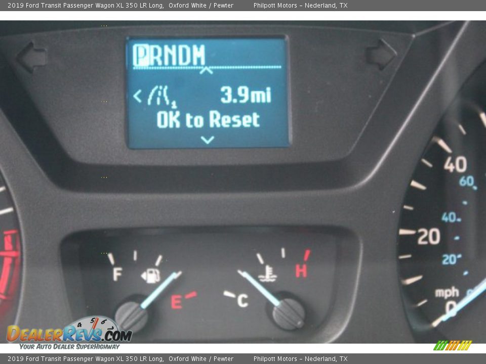 2019 Ford Transit Passenger Wagon XL 350 LR Long Oxford White / Pewter Photo #13