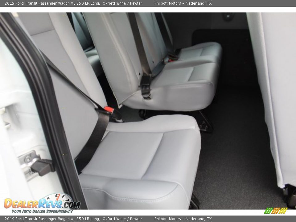 2019 Ford Transit Passenger Wagon XL 350 LR Long Oxford White / Pewter Photo #17