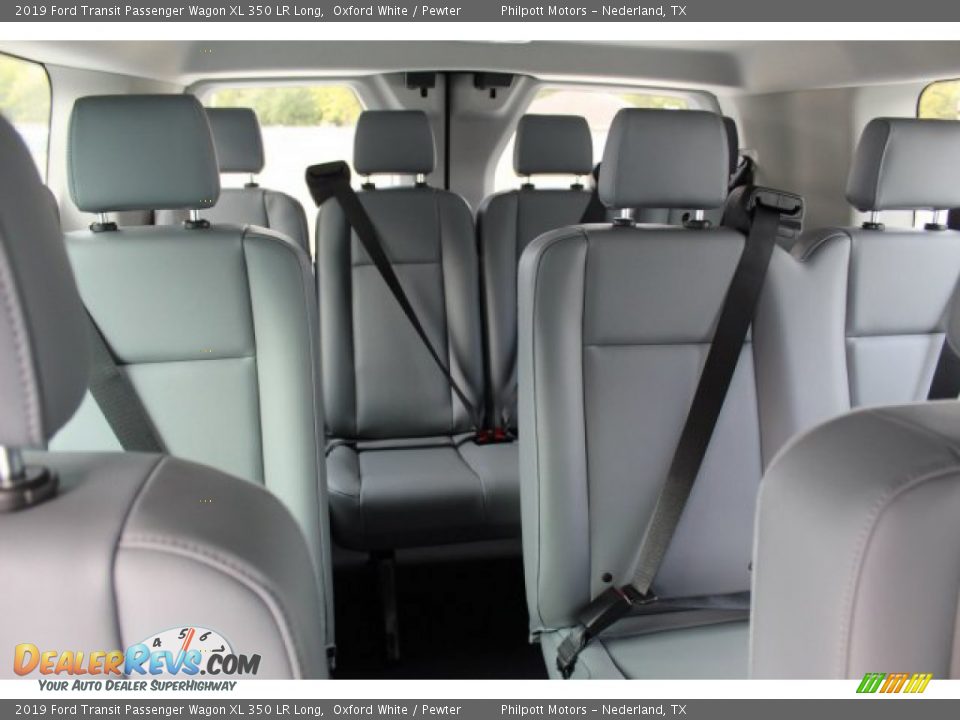 2019 Ford Transit Passenger Wagon XL 350 LR Long Oxford White / Pewter Photo #18