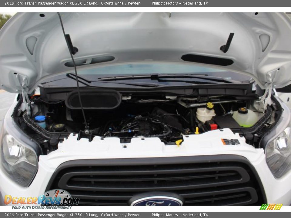2019 Ford Transit Passenger Wagon XL 350 LR Long Oxford White / Pewter Photo #20