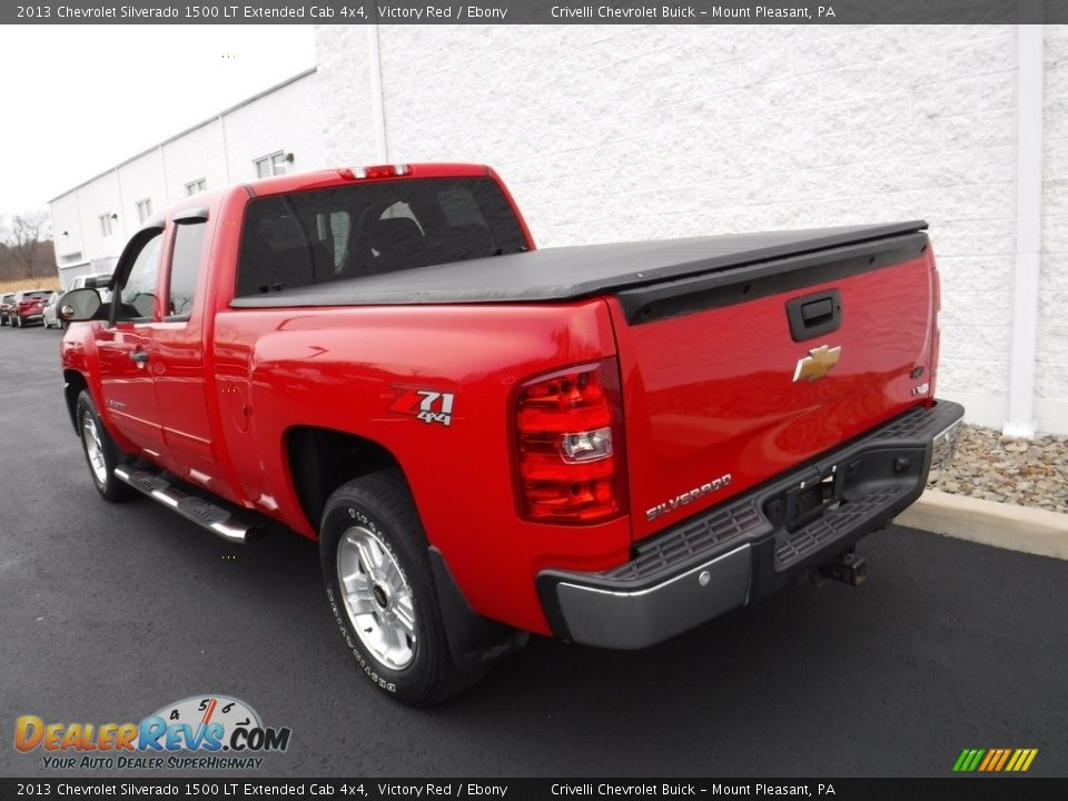 2013 Chevrolet Silverado 1500 LT Extended Cab 4x4 Victory Red / Ebony Photo #13