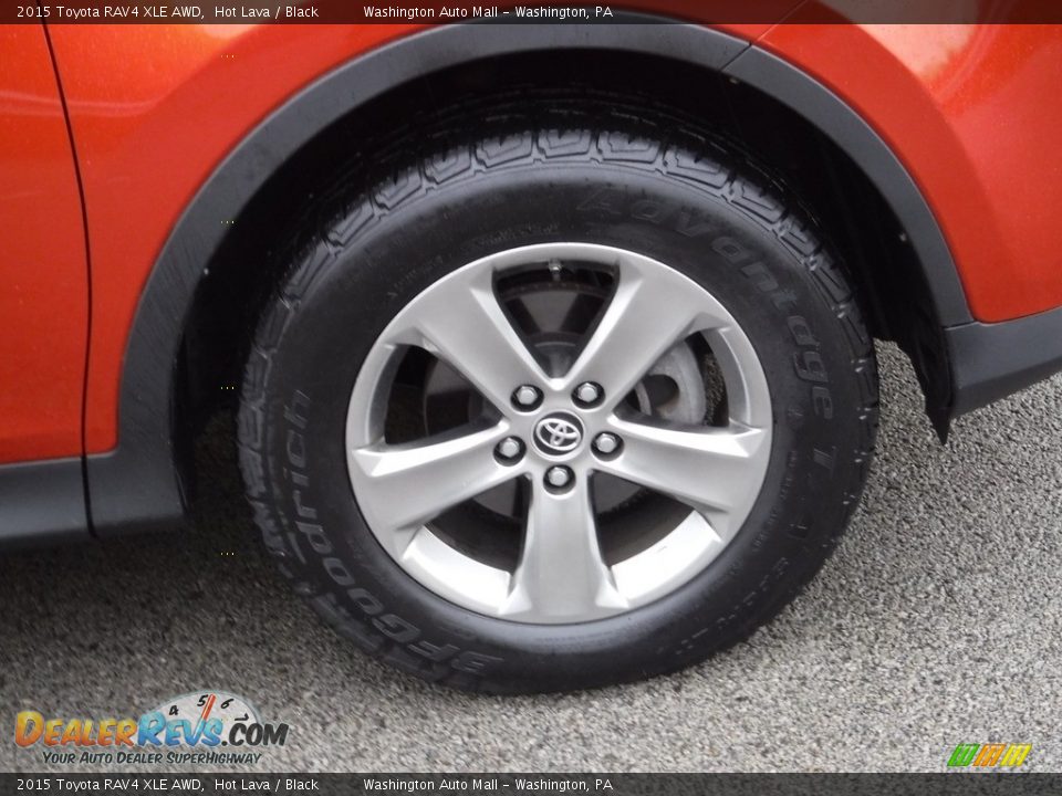 2015 Toyota RAV4 XLE AWD Hot Lava / Black Photo #3