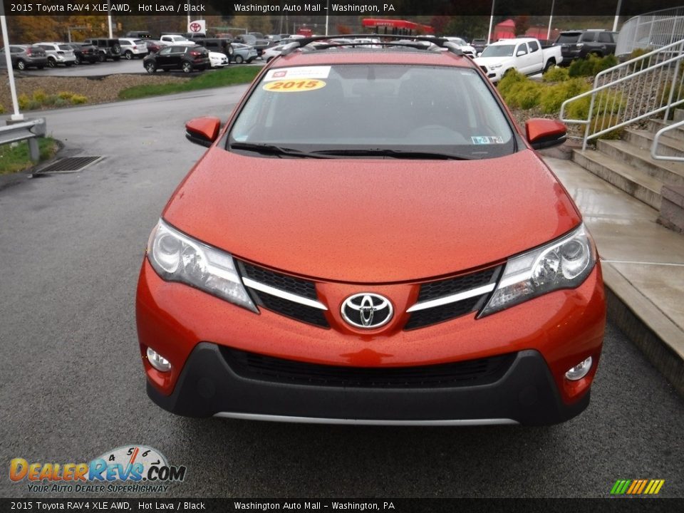 2015 Toyota RAV4 XLE AWD Hot Lava / Black Photo #5