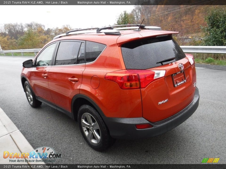 2015 Toyota RAV4 XLE AWD Hot Lava / Black Photo #7