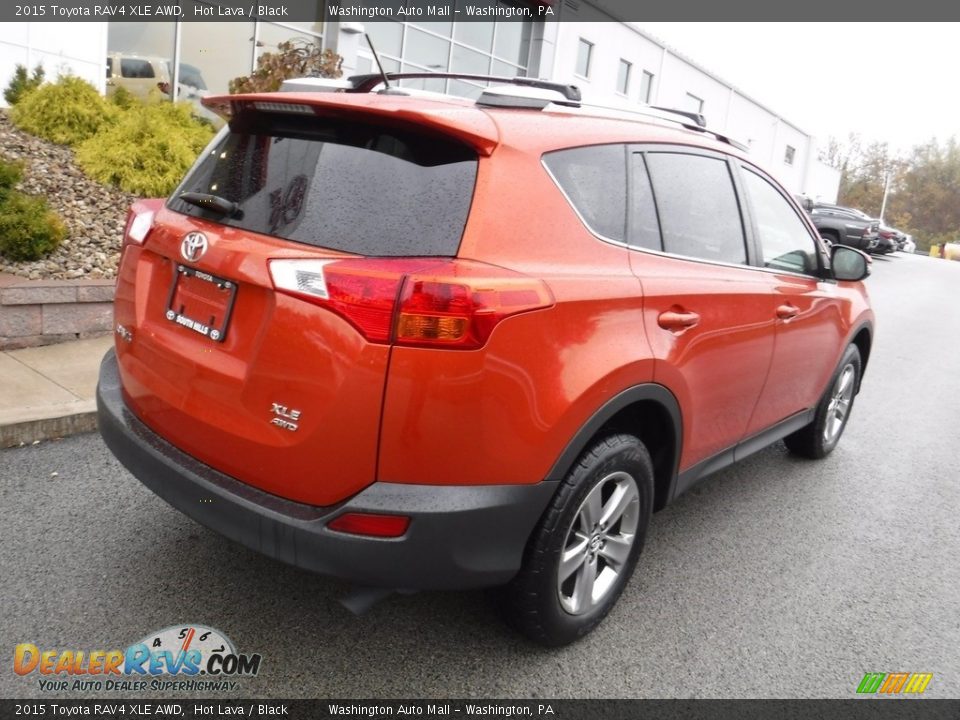 2015 Toyota RAV4 XLE AWD Hot Lava / Black Photo #9