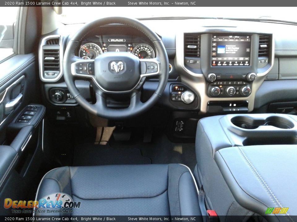 2020 Ram 1500 Laramie Crew Cab 4x4 Bright White / Black Photo #30