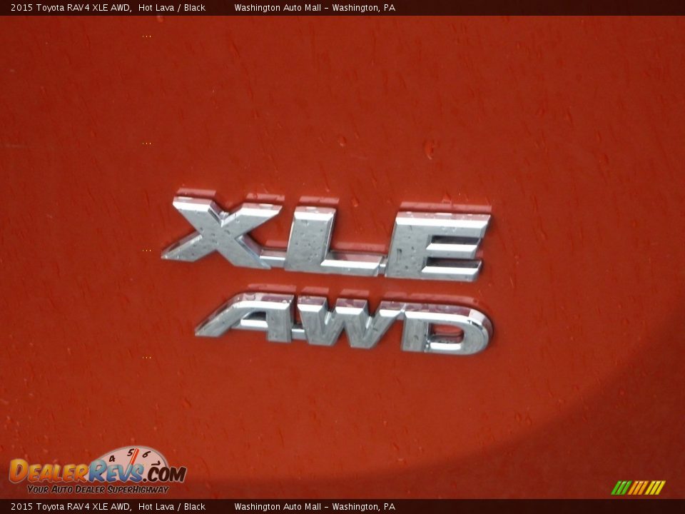 2015 Toyota RAV4 XLE AWD Hot Lava / Black Photo #10