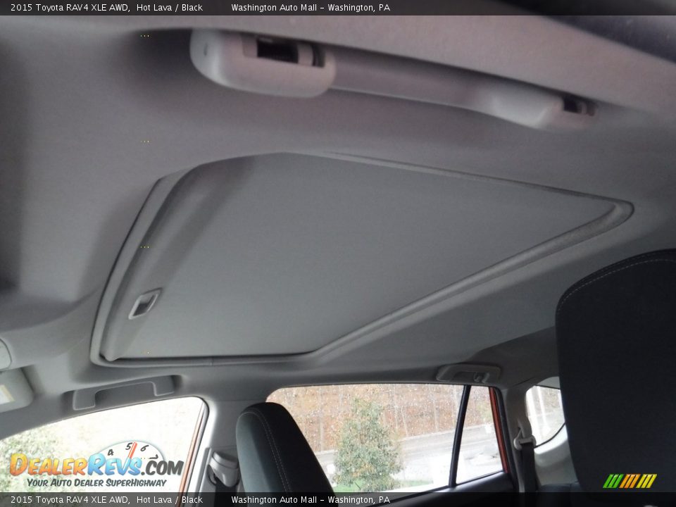 2015 Toyota RAV4 XLE AWD Hot Lava / Black Photo #11