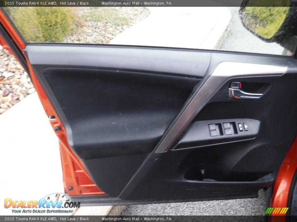 2015 Toyota RAV4 XLE AWD Hot Lava / Black Photo #12