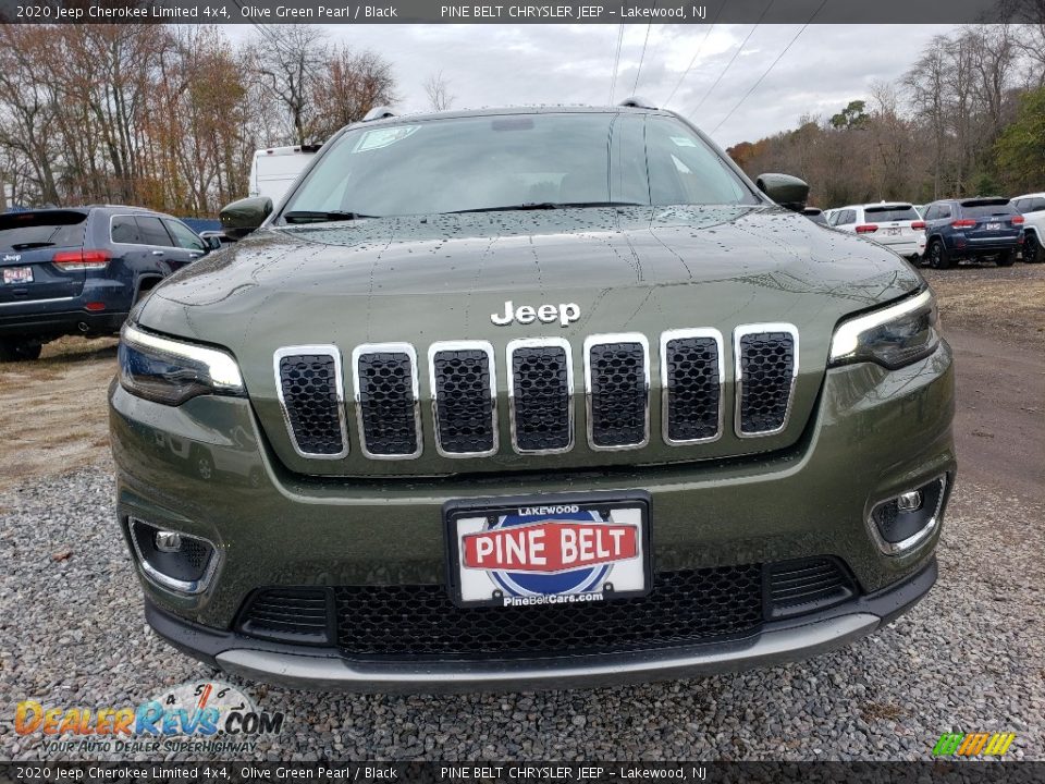 2020 Jeep Cherokee Limited 4x4 Olive Green Pearl / Black Photo #2