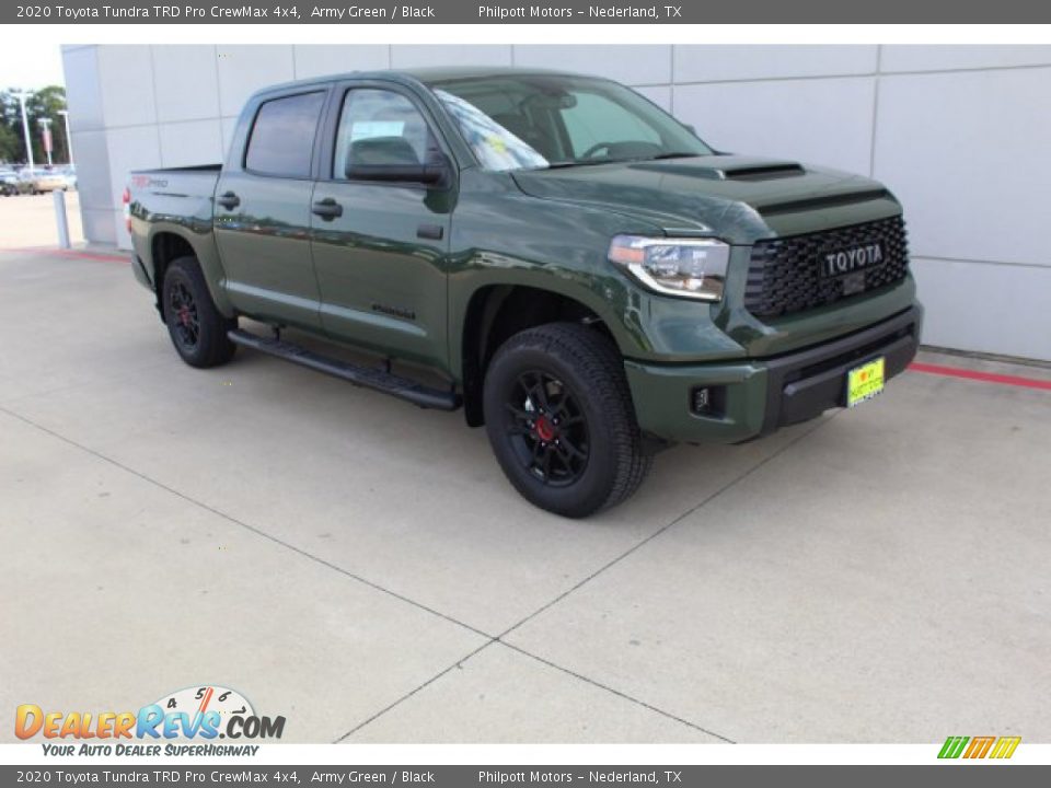 2020 Toyota Tundra TRD Pro CrewMax 4x4 Army Green / Black Photo #2
