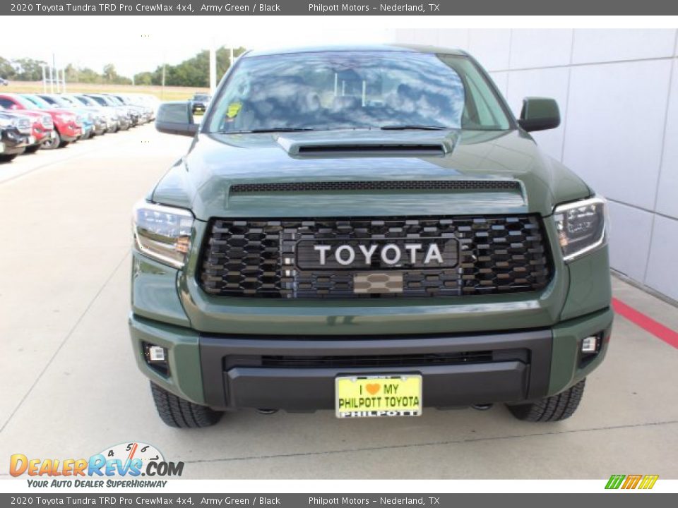 2020 Toyota Tundra TRD Pro CrewMax 4x4 Army Green / Black Photo #3
