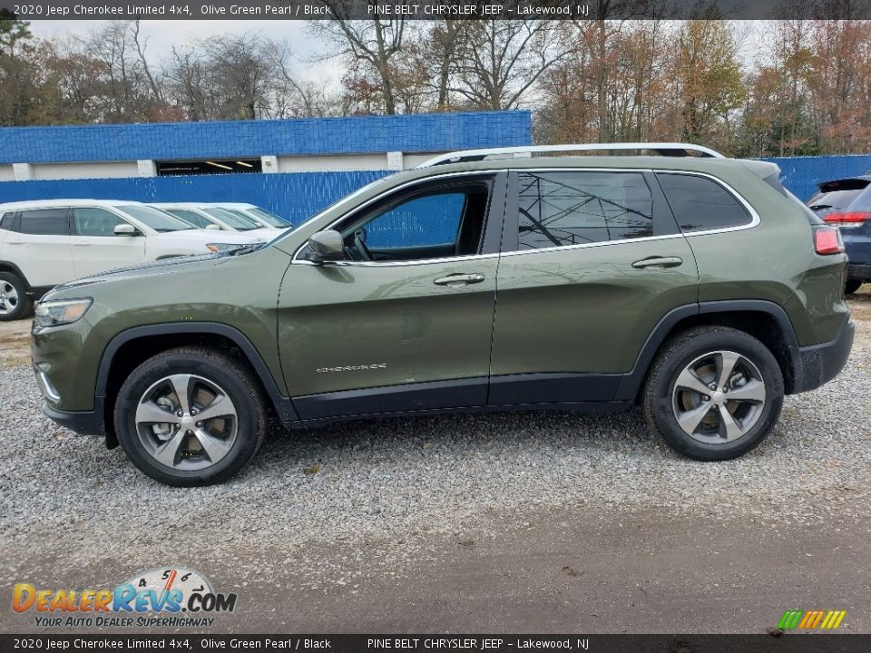 2020 Jeep Cherokee Limited 4x4 Olive Green Pearl / Black Photo #3