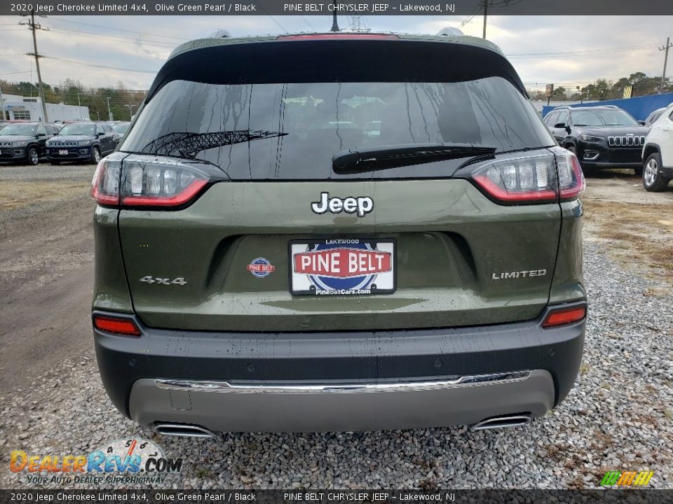 2020 Jeep Cherokee Limited 4x4 Olive Green Pearl / Black Photo #5