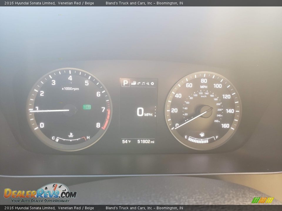 2016 Hyundai Sonata Limited Venetian Red / Beige Photo #17