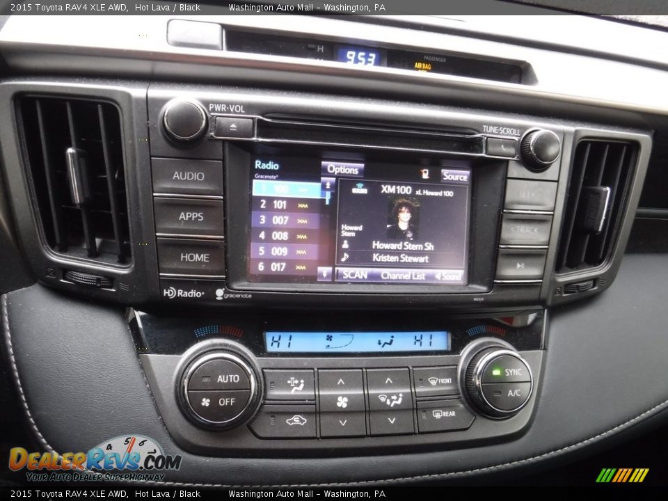 2015 Toyota RAV4 XLE AWD Hot Lava / Black Photo #18