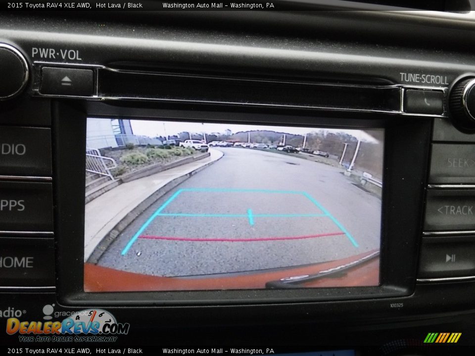 2015 Toyota RAV4 XLE AWD Hot Lava / Black Photo #19
