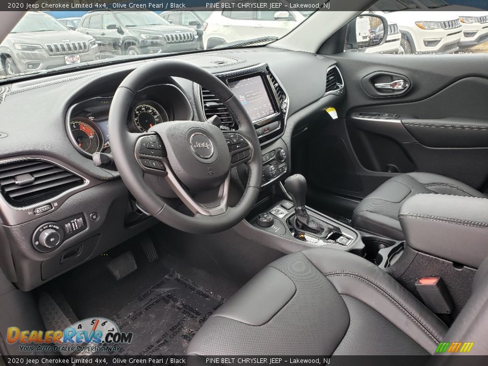 2020 Jeep Cherokee Limited 4x4 Olive Green Pearl / Black Photo #7