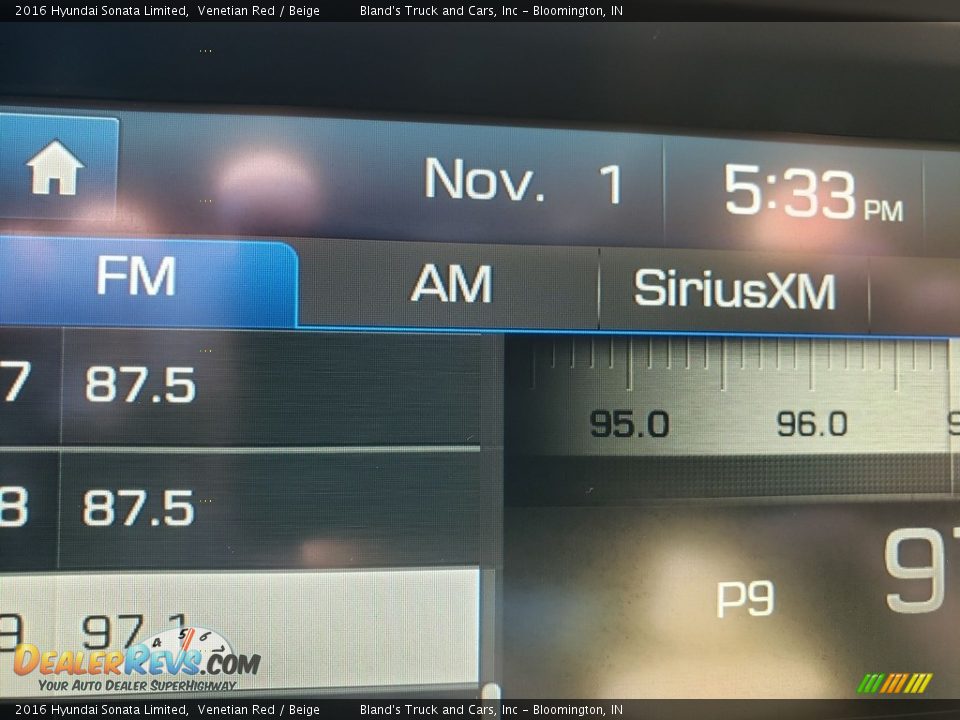 2016 Hyundai Sonata Limited Venetian Red / Beige Photo #22