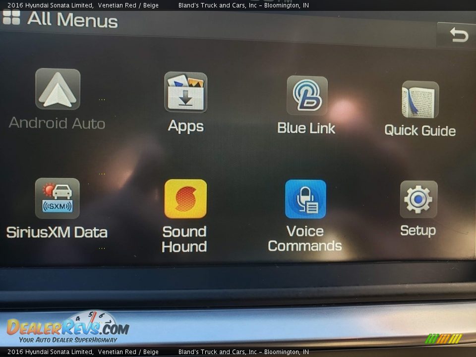 2016 Hyundai Sonata Limited Venetian Red / Beige Photo #24