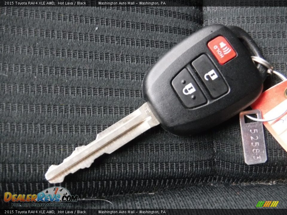 2015 Toyota RAV4 XLE AWD Hot Lava / Black Photo #25