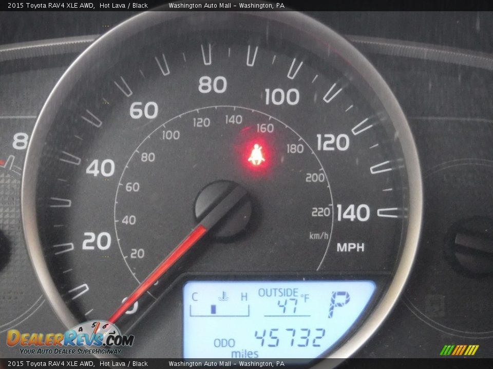 2015 Toyota RAV4 XLE AWD Hot Lava / Black Photo #27