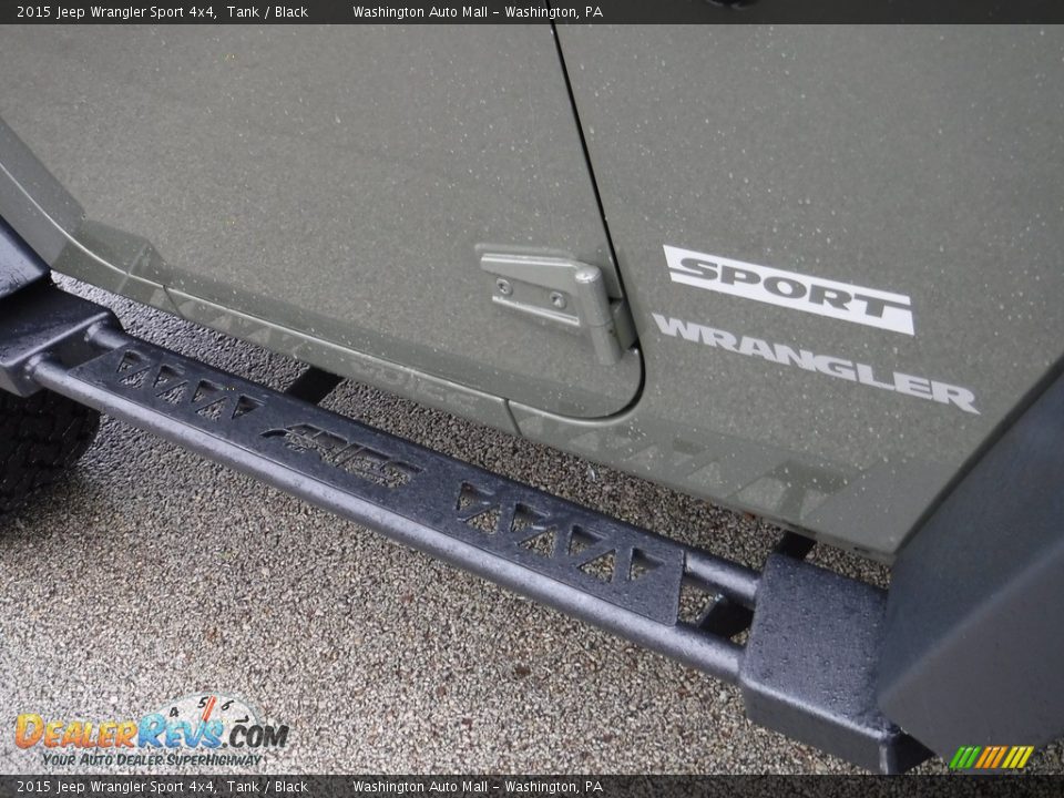 2015 Jeep Wrangler Sport 4x4 Tank / Black Photo #4