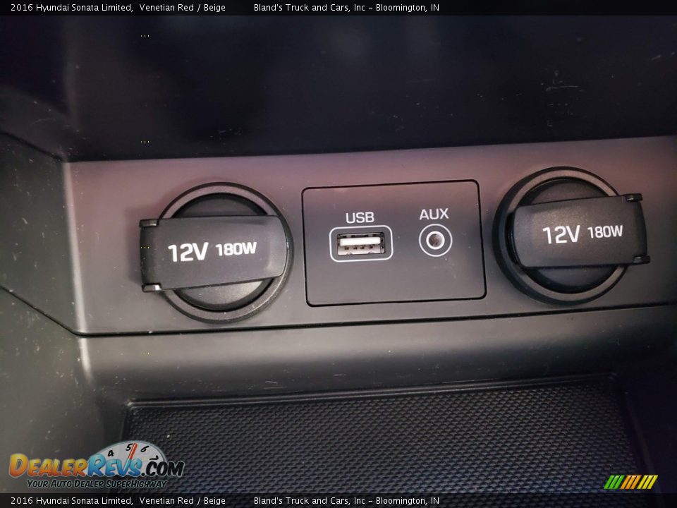 2016 Hyundai Sonata Limited Venetian Red / Beige Photo #32