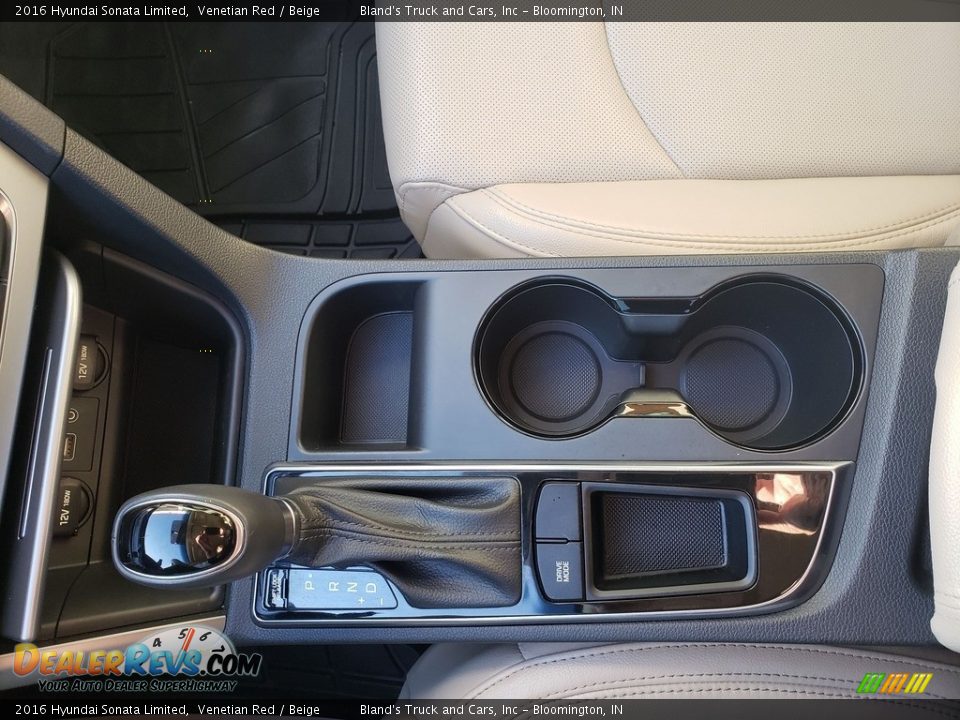 2016 Hyundai Sonata Limited Venetian Red / Beige Photo #33