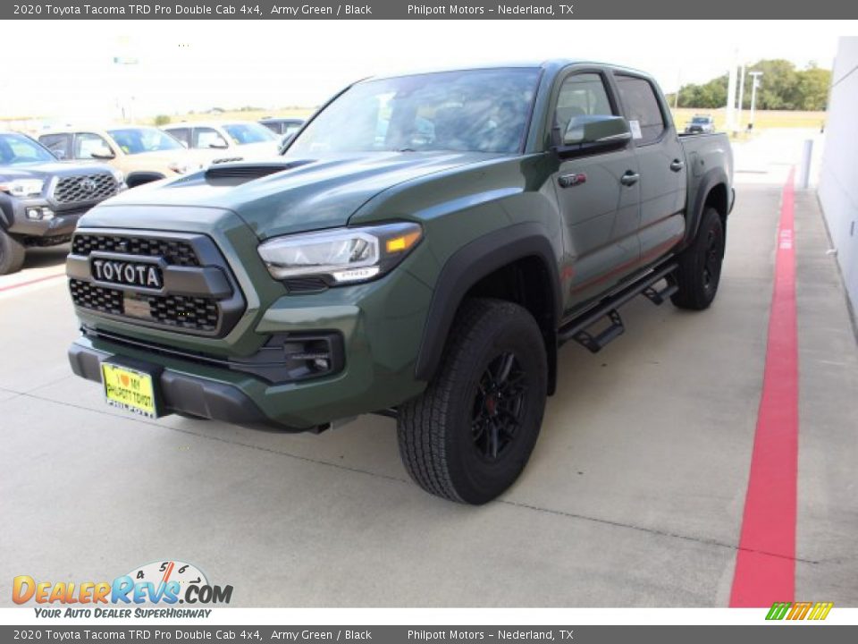 2020 Toyota Tacoma TRD Pro Double Cab 4x4 Army Green / Black Photo #4