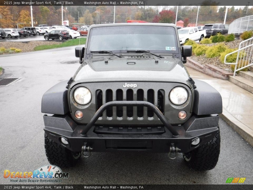2015 Jeep Wrangler Sport 4x4 Tank / Black Photo #6