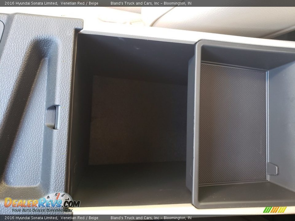 2016 Hyundai Sonata Limited Venetian Red / Beige Photo #34